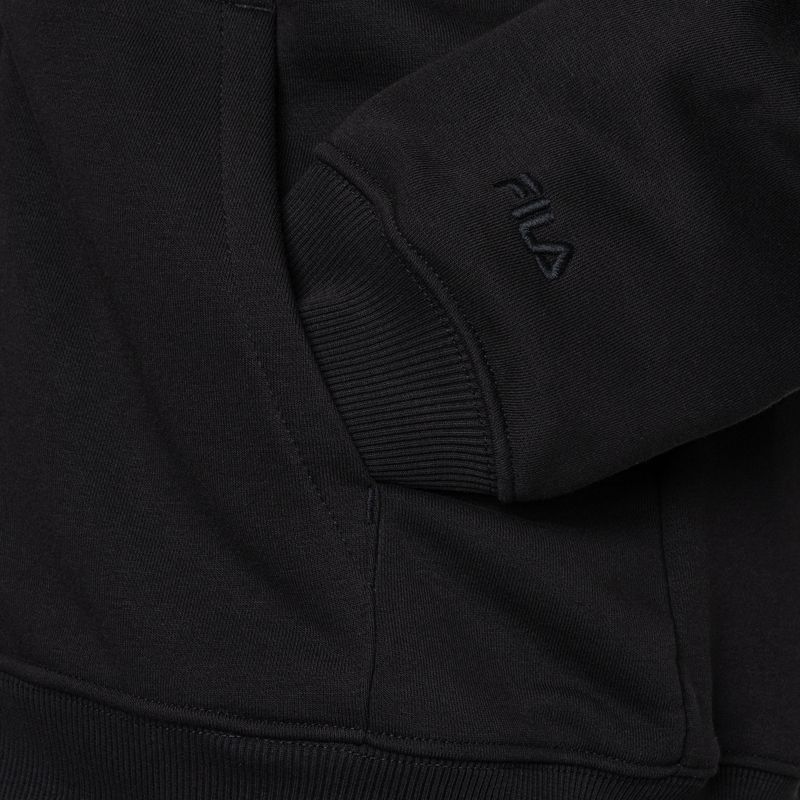 Hanorac FILA Bergede Loose Fit Zip Hoody black 4