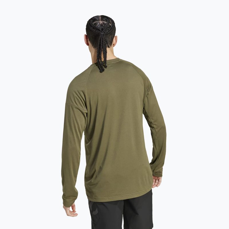 Longsleeve de ciclism pentru bărbați adidas FIVE TEN Long Sleeve Jersey olive strata 2