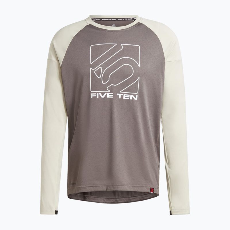 Longsleeve de ciclism pentru bărbați adidas FIVE TEN Long Sleeve Jersey charcoal/putty grey 7
