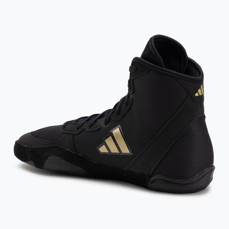 Încălțăminte de lupte adidas Adizero core black/gold metallic 3