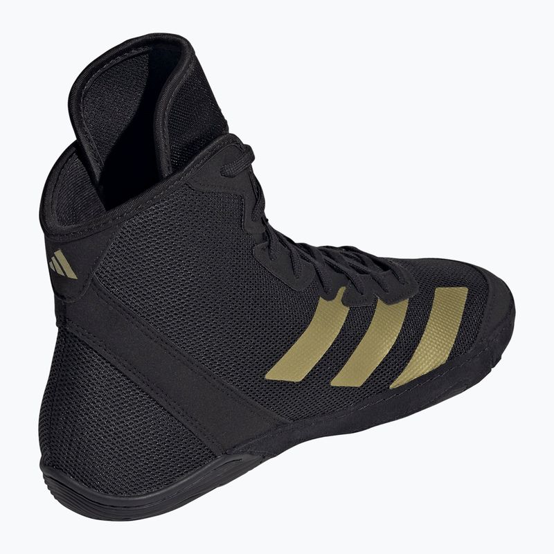 Încălțăminte de lupte adidas Adizero core black/gold metallic 8