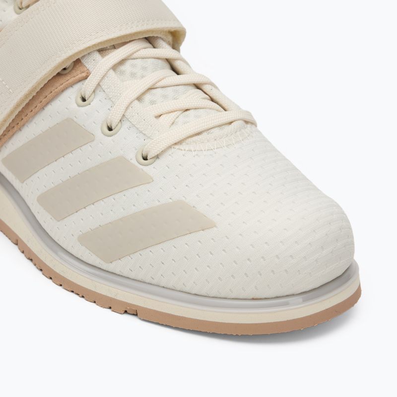 Încălțăminte de ridicare greutăți adidas Powerlift 5 off white 7