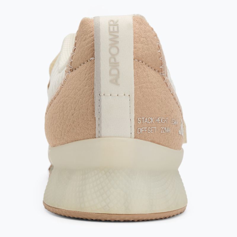 Încălțăminte de ridicare greutăți adidas Adipower Weightlifting III off white 6