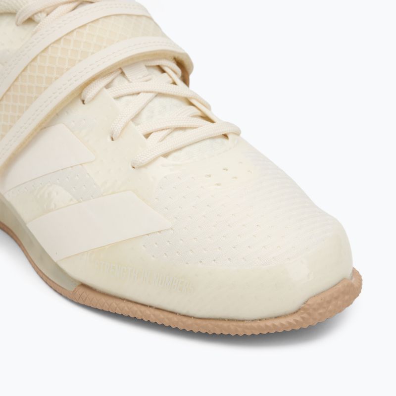 Încălțăminte de ridicare greutăți adidas Adipower Weightlifting III off white 7