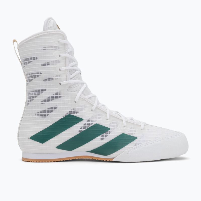 Încălțăminte de box adidas Box Hog 4 cloud white/collegiate green/core black 2