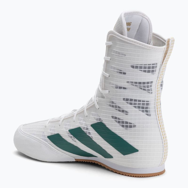 Încălțăminte de box adidas Box Hog 4 cloud white/collegiate green/core black 3