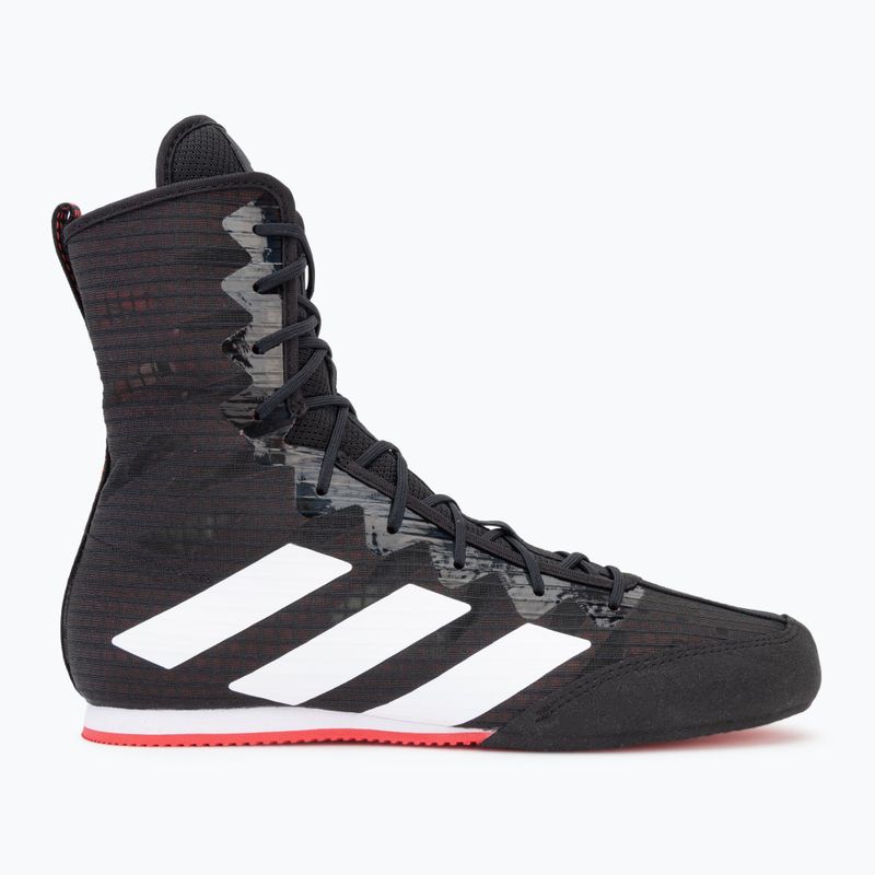 Încălțăminte de box adidas Box Hog 4 core black/cloud white/pure ruby 2