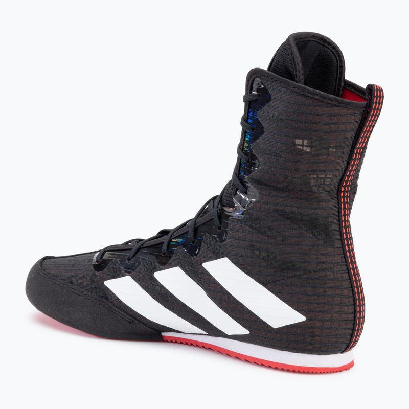 Încălțăminte de box adidas Box Hog 4 core black/cloud white/pure ruby 3