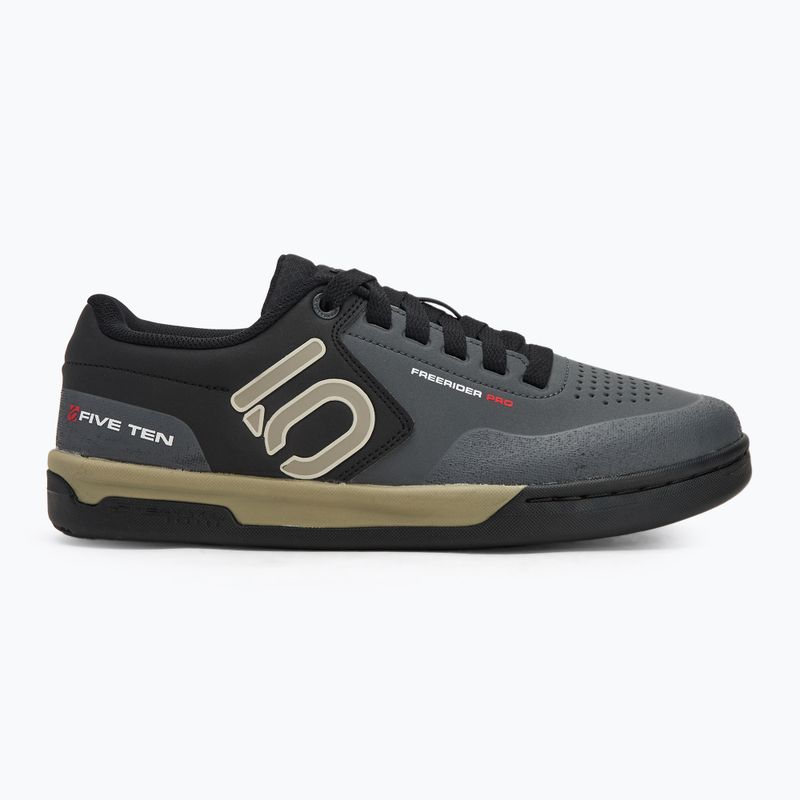 Încălțăminte de ciclism de platformă pentru bărbați adidas FIVE TEN Freerider Pro grey six/silver pebble/core black 2