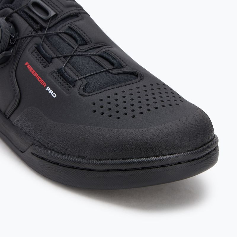 Încălțăminte de ciclism platformă pentru bărbați adidas FIVE TEN Freerider Pro Boa core black/red/cloud white 7
