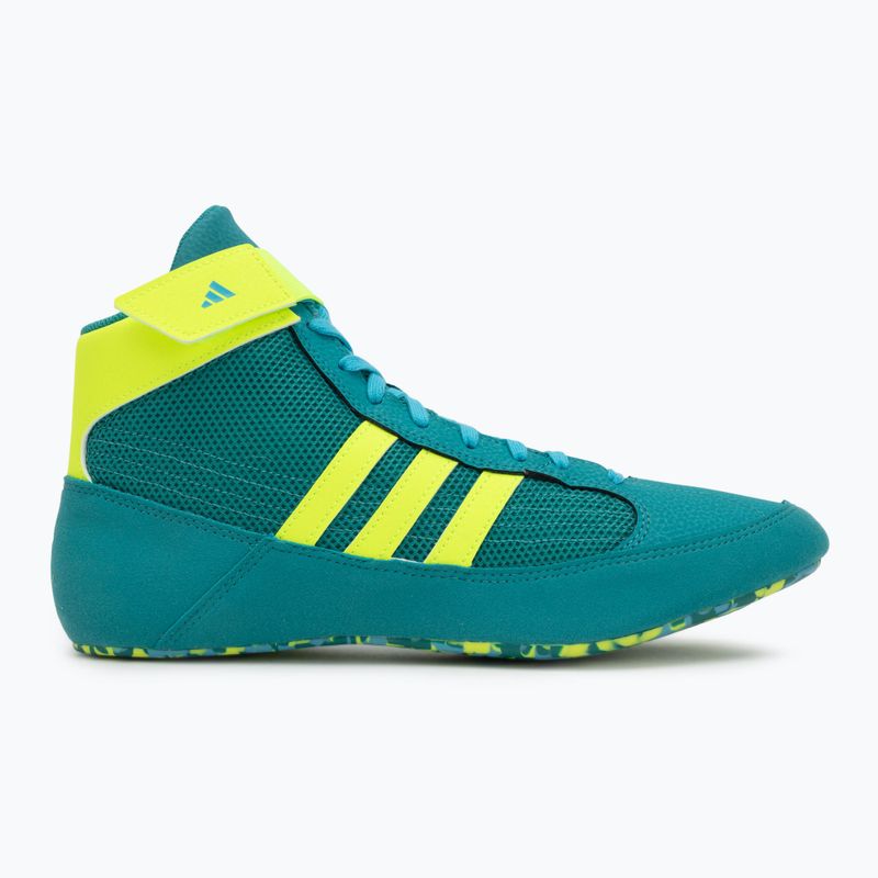 Încălțăminte de box adidas HVC Purple Team/Lucid Lemon/Signal Cyan 2