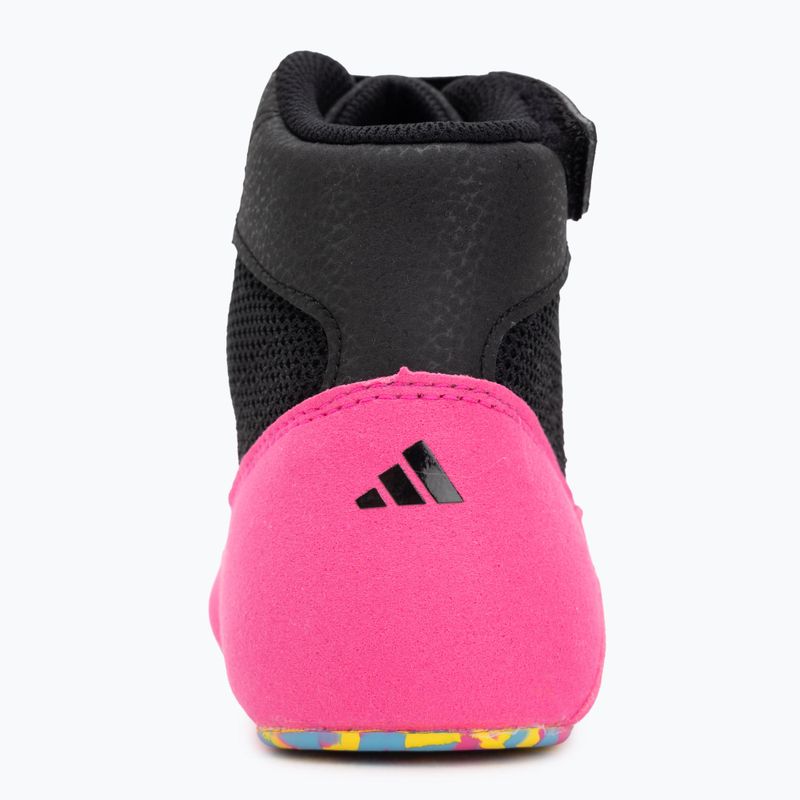 Încălțăminte de box adidas Havoc core black/signal cyan/yellow 6