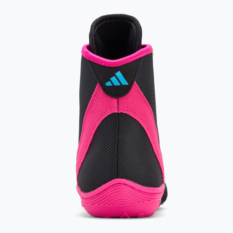 Încălțăminte de box adidas Adizero black/signal cyan/shock pink 6