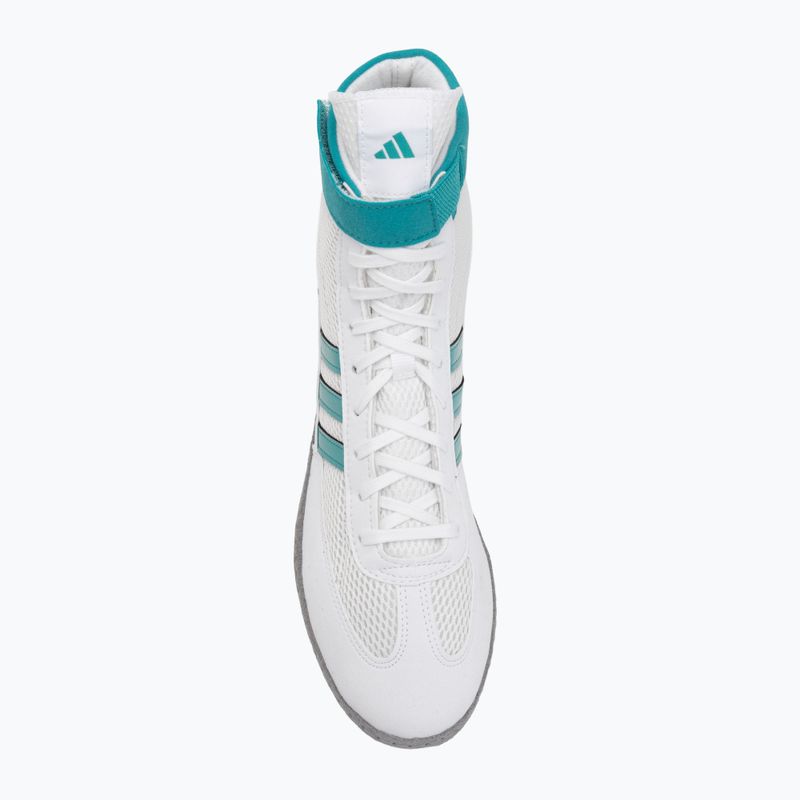 Încălțăminte de box adidas Combat Speed.4 footwear white/purple team/grey three 5