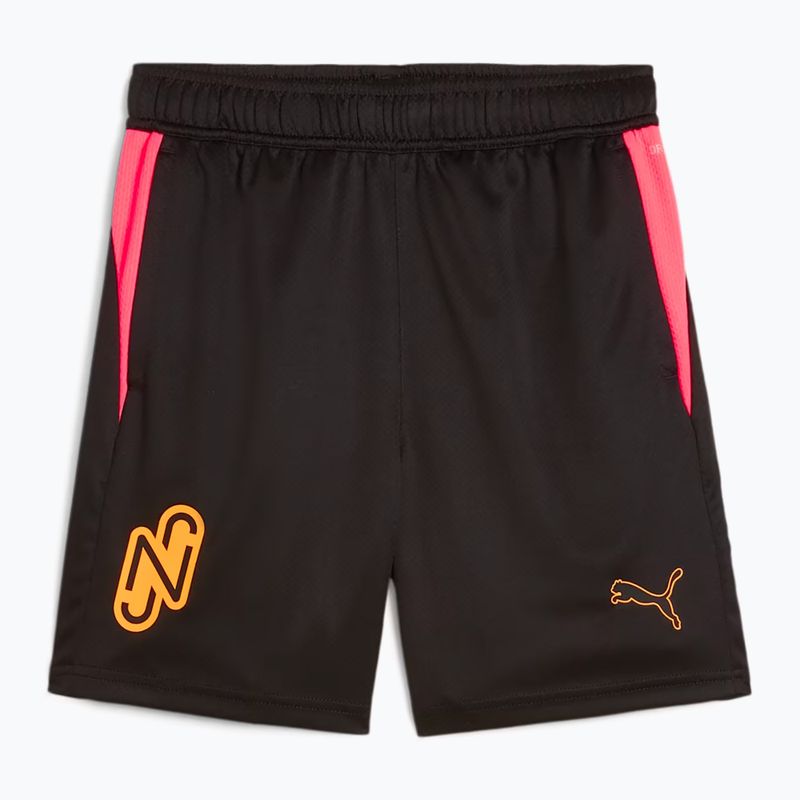 Pantaloni scurți de fotbal pentru copii PUMA Neymar Jr puma black/sunset glow