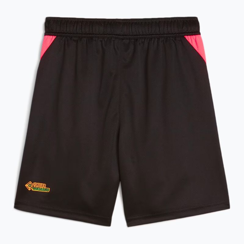 Pantaloni scurți de fotbal pentru copii PUMA Neymar Jr puma black/sunset glow 2