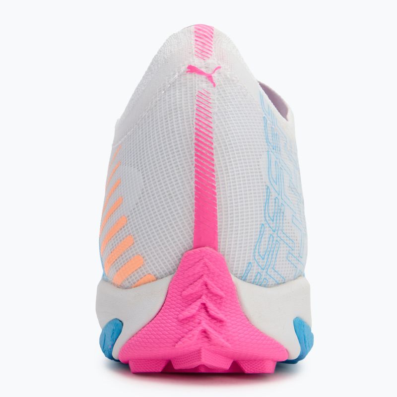 Încălțăminte de fotbal PUMA Ultra 5 Match Vol. Up TT puma white/luminous blue/poison pink/fizzy melon 6