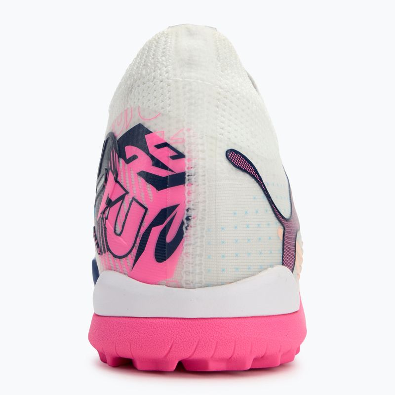 Încălțăminte de fotbal PUMA Future 7 Match Vol. Up TT white/lumi blue/poison pink/fizzy melon/bluemazing 6