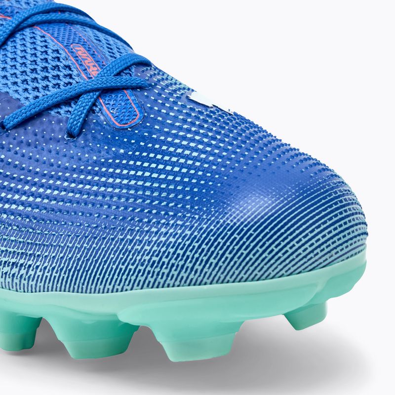 Încălțăminte de fotbal pentru copii PUMA Future 7 Match FG/AG Jr bluemazing/puma white/electric peppermint 7