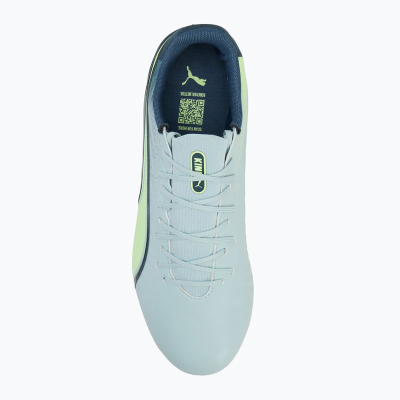 Încălțăminte de fotbal pentru bărbați  PUMA King Match MxSG frosted dew/fizzy apple 5