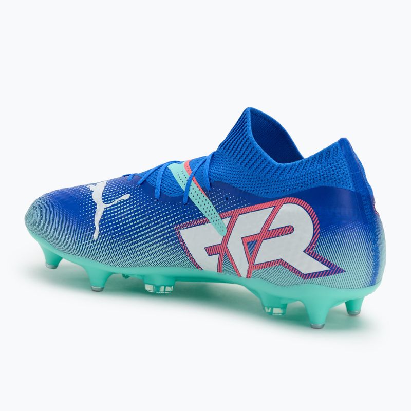 Încălțăminte de fotbal PUMA Future 7 Pro MxSG bluemazing/puma white/electric peppermint 3