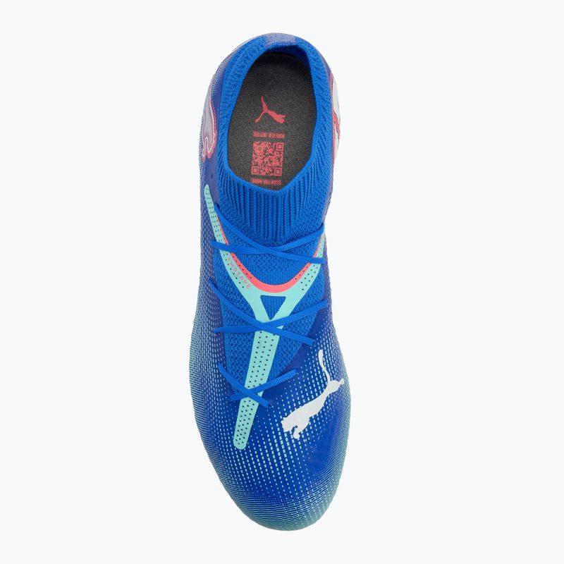 Încălțăminte de fotbal PUMA Future 7 Pro MxSG bluemazing/puma white/electric peppermint 5