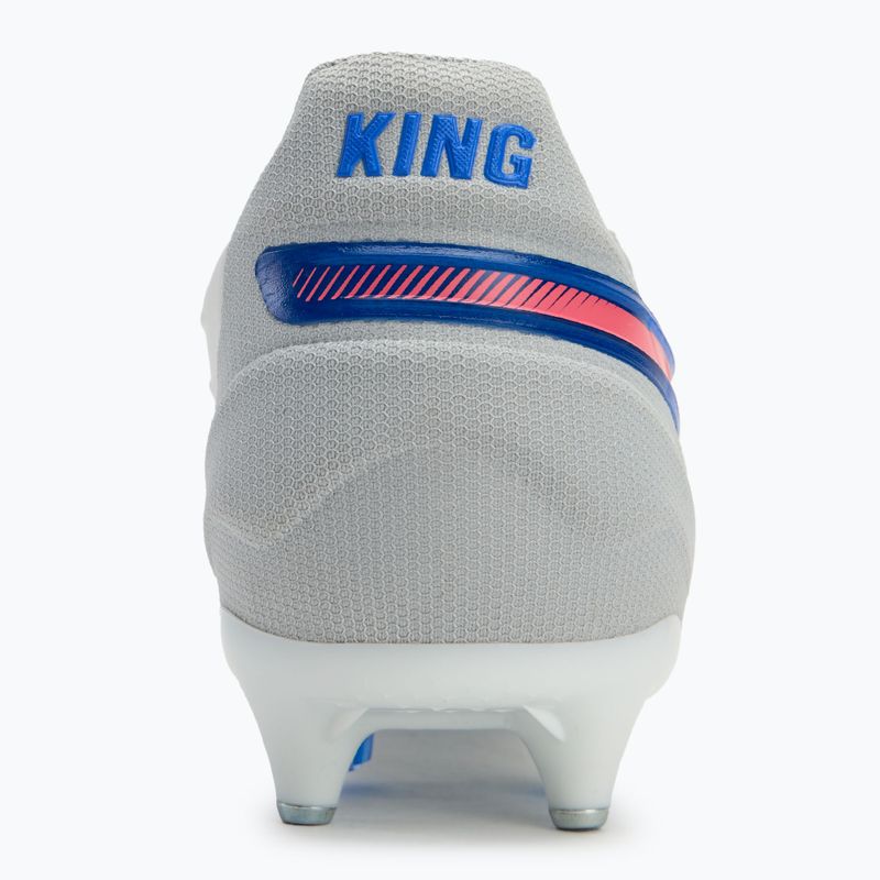 Încălțăminte de fotbal pentru bărbați  PUMA King Match MxSG puma white/bluemazing/flat light grey/sunset glow 6