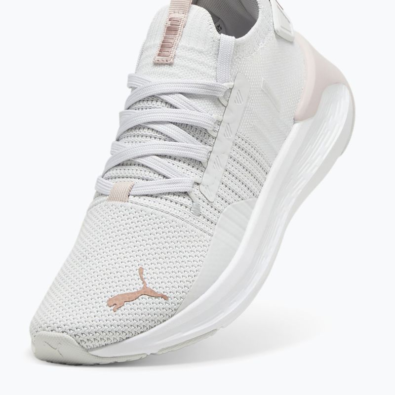 Încălțăminte de alergare pentru femei PUMA Softride Symmetry Fuzion Feather gray/mauve mist/rose gold 5