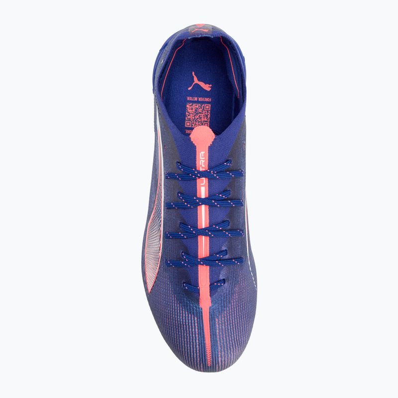 PUMA Ultra 5 Ultimate MxSG lapis lazuli/puma alb/sunset glow ghete de fotbal 5