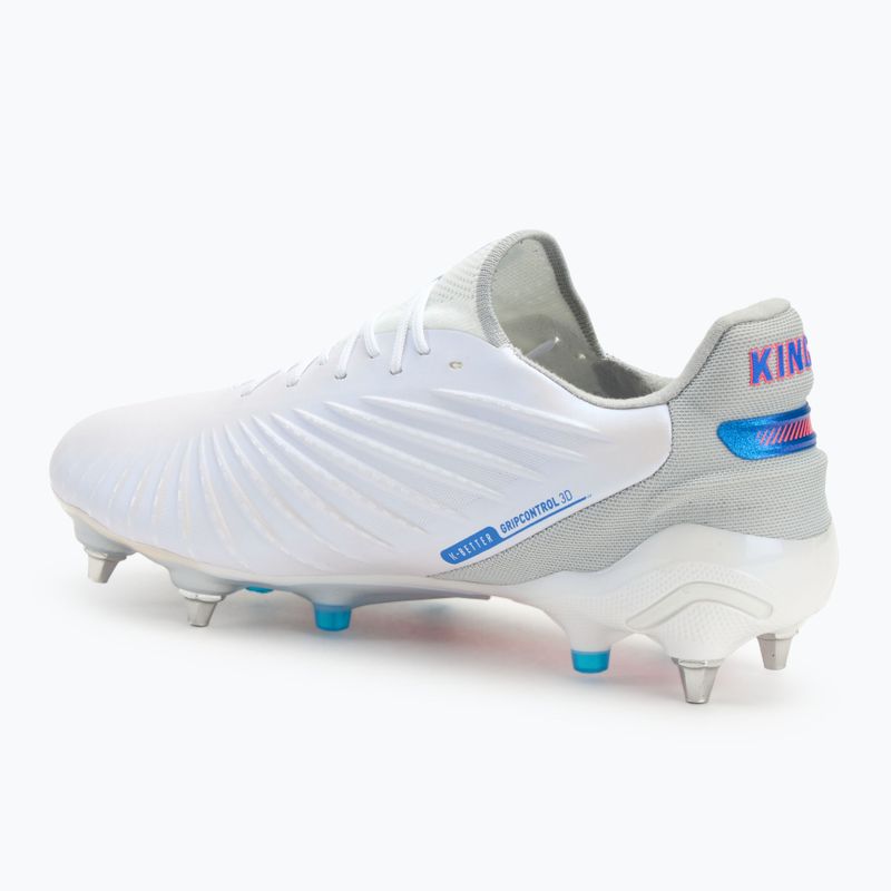 Încălțăminte de fotbal pentru bărbați  PUMA King Ultimate MxSG puma white/bluemazing/flat light grey/sunset glow 3