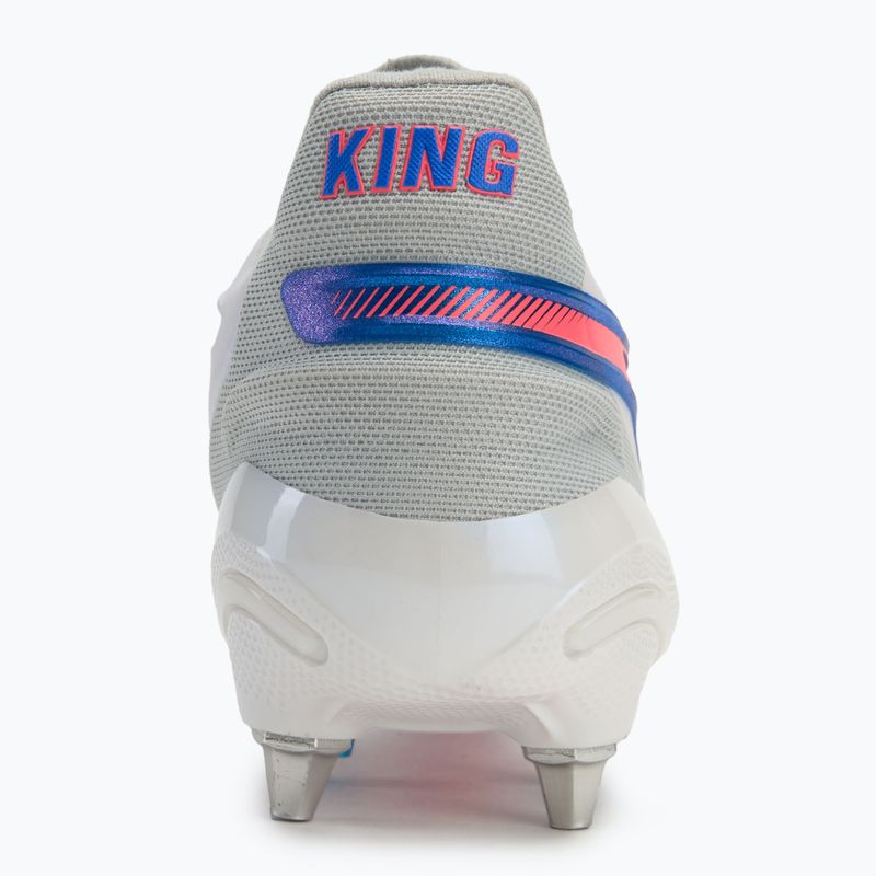 Încălțăminte de fotbal pentru bărbați  PUMA King Ultimate MxSG puma white/bluemazing/flat light grey/sunset glow 6