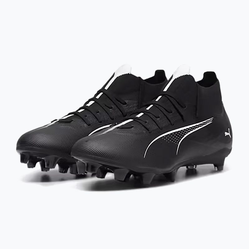 PUMA Ultra 5 Match+ FG/AG ghete de fotbal puma negru/puma alb 8