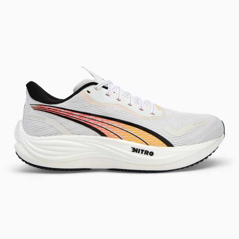 Încălțăminte de alergare pentru bărbați PUMA Velocity Nitro 3 puma white/sun stream 2