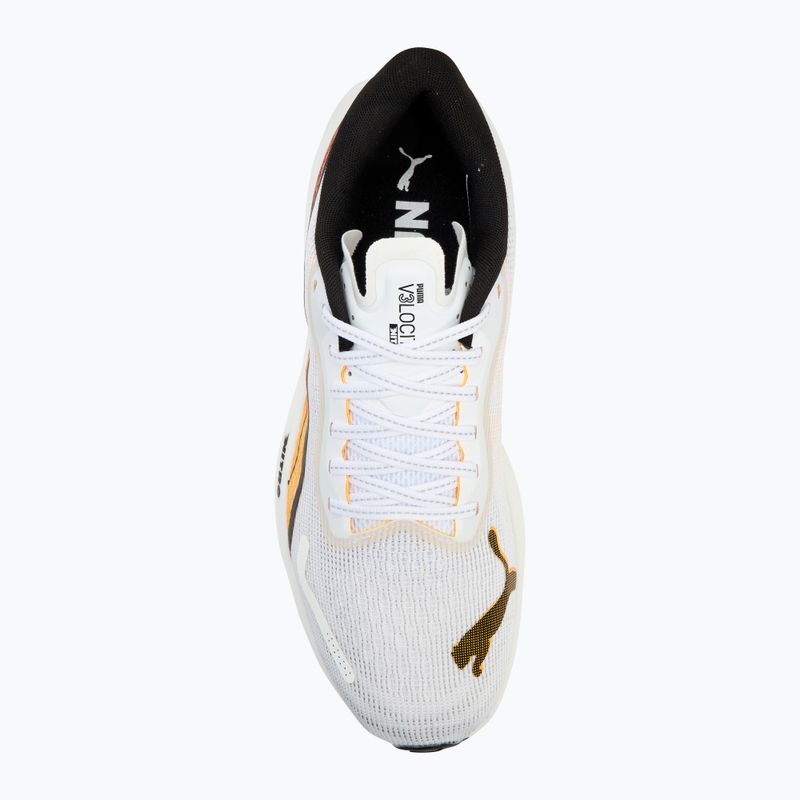 Încălțăminte de alergare pentru bărbați PUMA Velocity Nitro 3 puma white/sun stream 5