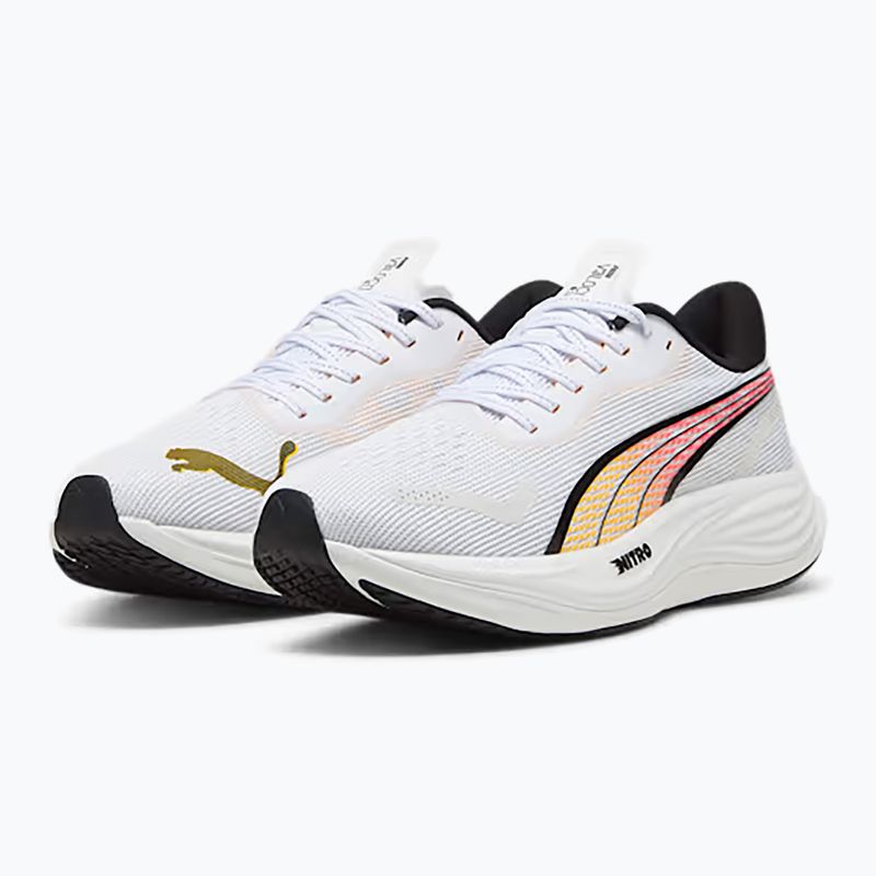 Încălțăminte de alergare pentru bărbați PUMA Velocity Nitro 3 puma white/sun stream 8