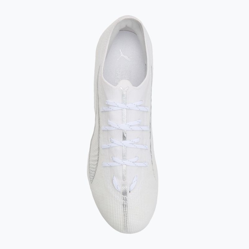PUMA Ultra 5 Pro FG/AG ghete de fotbal puma alb/puma alb 5