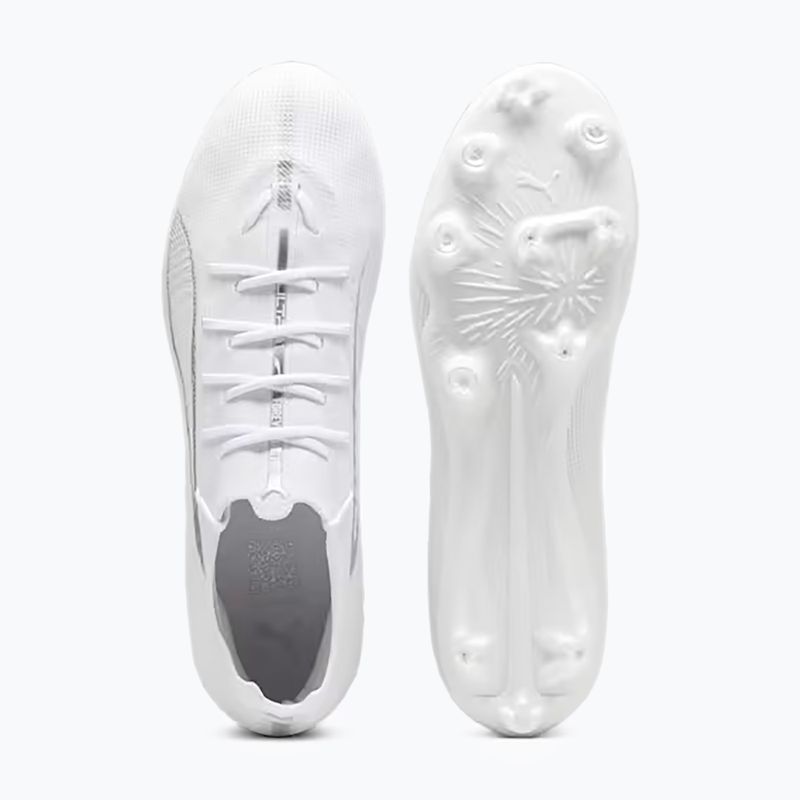 PUMA Ultra 5 Pro FG/AG ghete de fotbal puma alb/puma alb 11