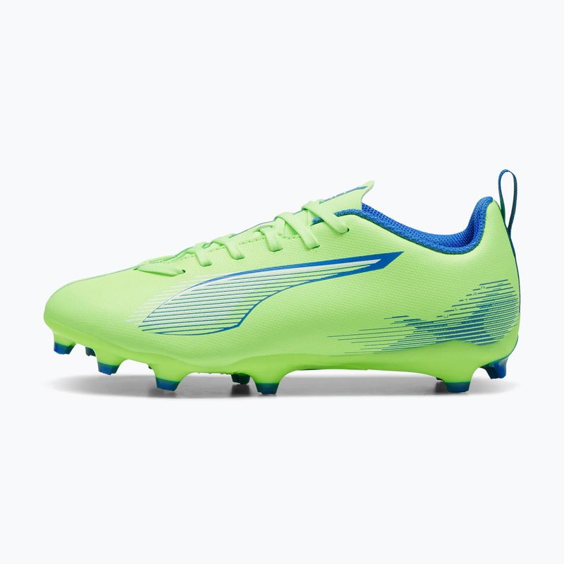 PUMA Ultra 5 Play FG/AG Jr fizzy apple/puma alb ghete de fotbal pentru copii 8
