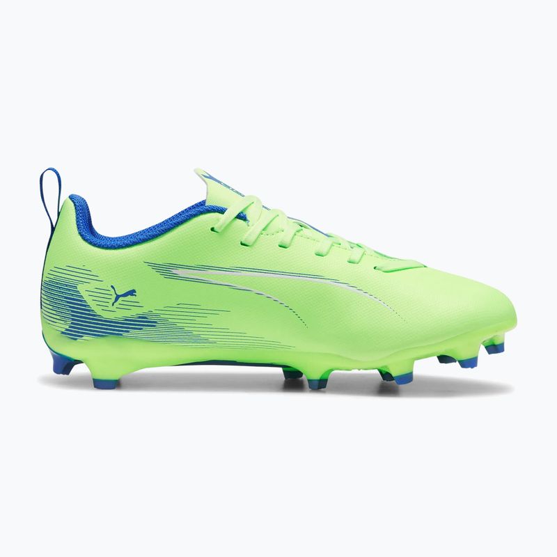 PUMA Ultra 5 Play FG/AG Jr fizzy apple/puma alb ghete de fotbal pentru copii 9