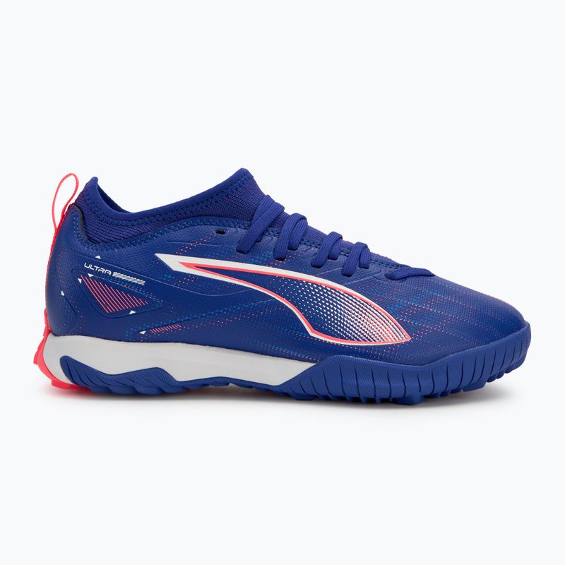 Încălțăminte de fotbal pentru copii PUMA Ultra 5 Match TT + Mid Jr lapis lazuli/puma white/sunset glow 2