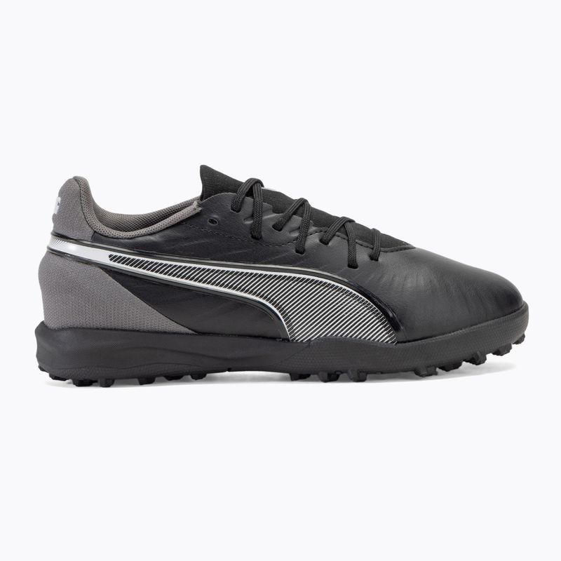 Încălțăminte de fotbal pentru copii  PUMA King Match TT Jr puma black/puma white/cool dark gray 2