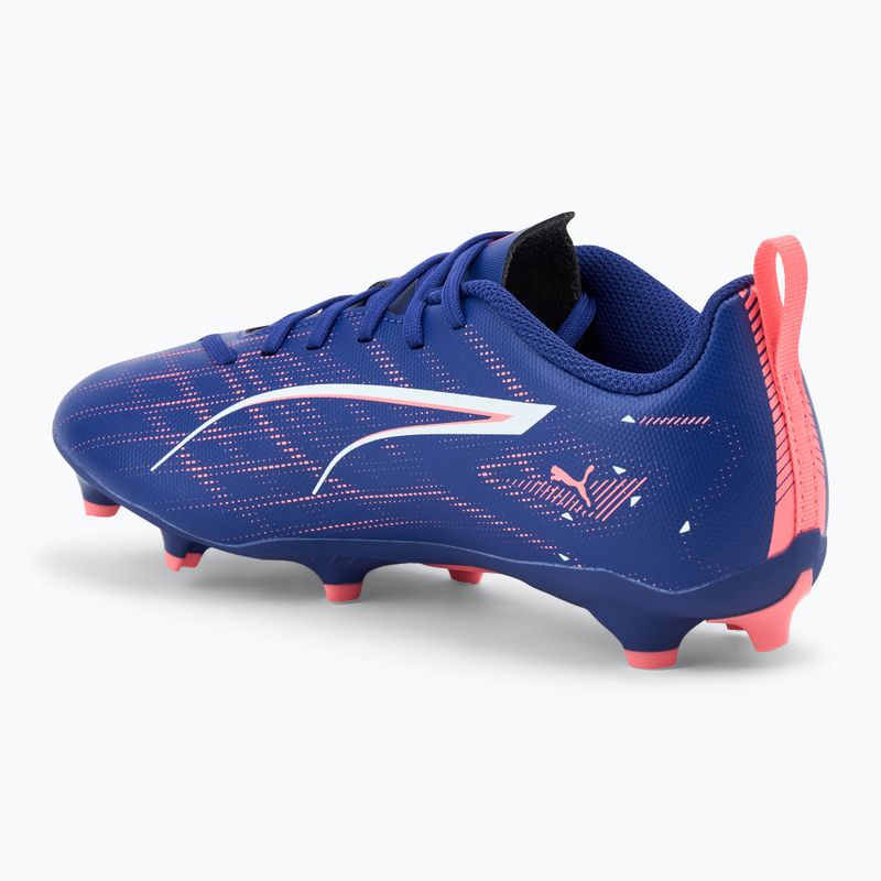 Ghete de fotbal pentru copii PUMA Ultra 5 Play FG/AG Jr lapis lazuli/puma white/sunset glow 3