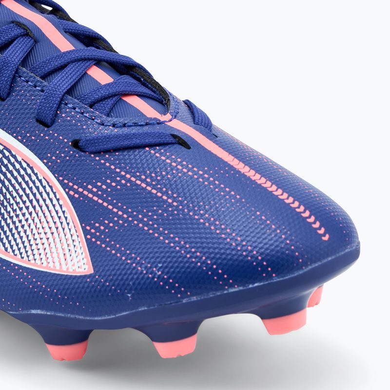 Ghete de fotbal pentru copii PUMA Ultra 5 Play FG/AG Jr lapis lazuli/puma white/sunset glow 7