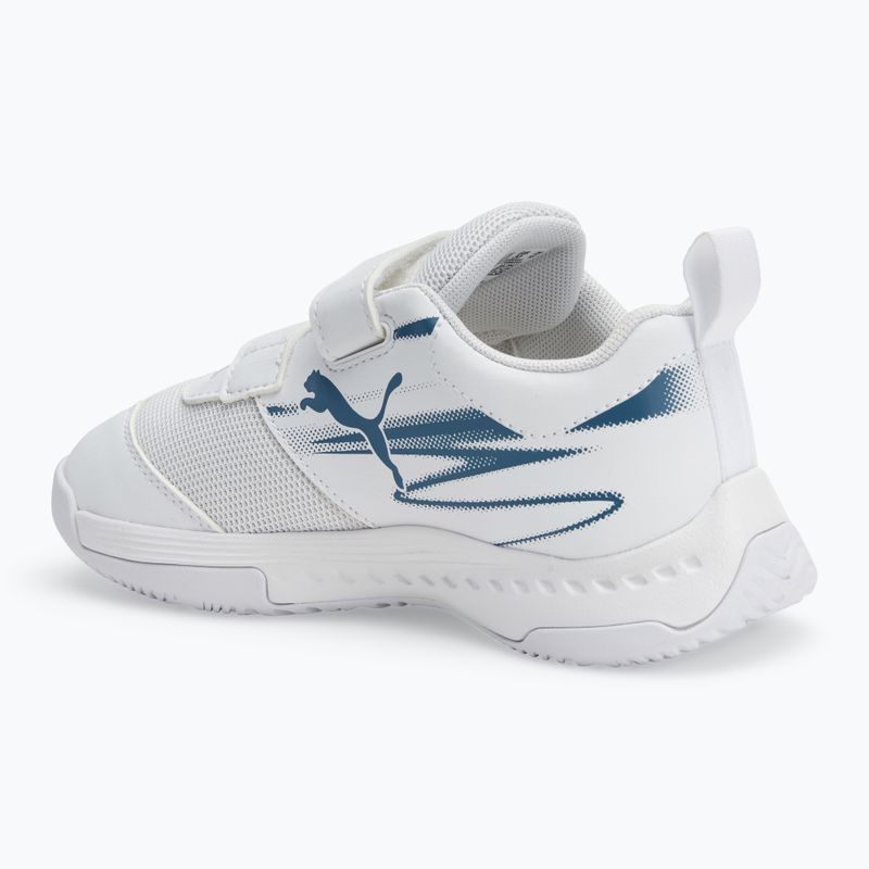 Încălțăminte de sporturi de interior pentru copii PUMA Varion II V Jr puma white/blue horizon 3