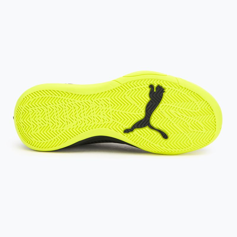 Încălțăminte de bachet pentru bărbați PUMA Court Pro puma black/electric lime 4