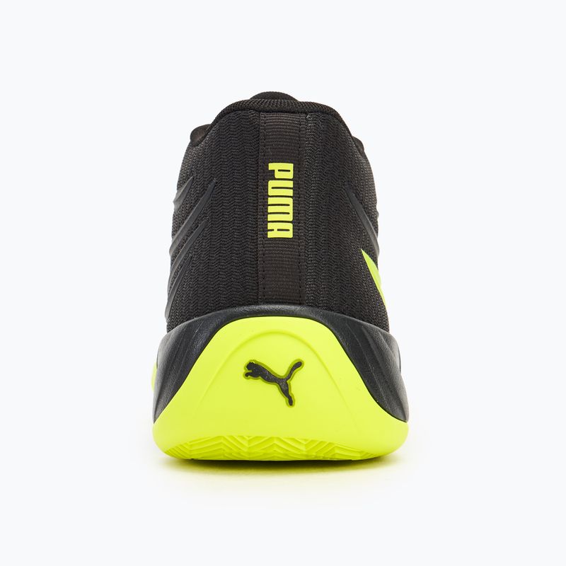 Încălțăminte de bachet pentru bărbați PUMA Court Pro puma black/electric lime 6
