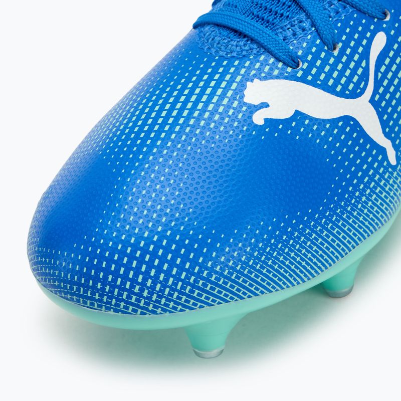 Încălțăminte de fotbal PUMA Future 7 Play MxSG hyperlink blue/mint/puma white 7