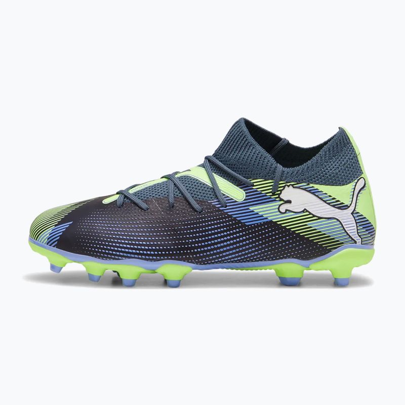 Încălțăminte de fotbal pentru copii PUMA Future 7 Match FG/AG Jr grey skies/puma white 9