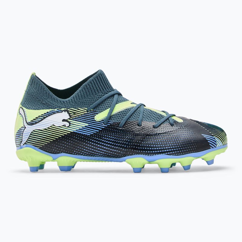 Încălțăminte de fotbal pentru copii PUMA Future 7 Match FG/AG Jr grey skies/puma white 2