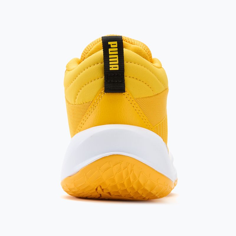 Încălțăminte de baschet pentru copii PUMA Playmaker Pro JR yellow sizzle/puma blackl 6